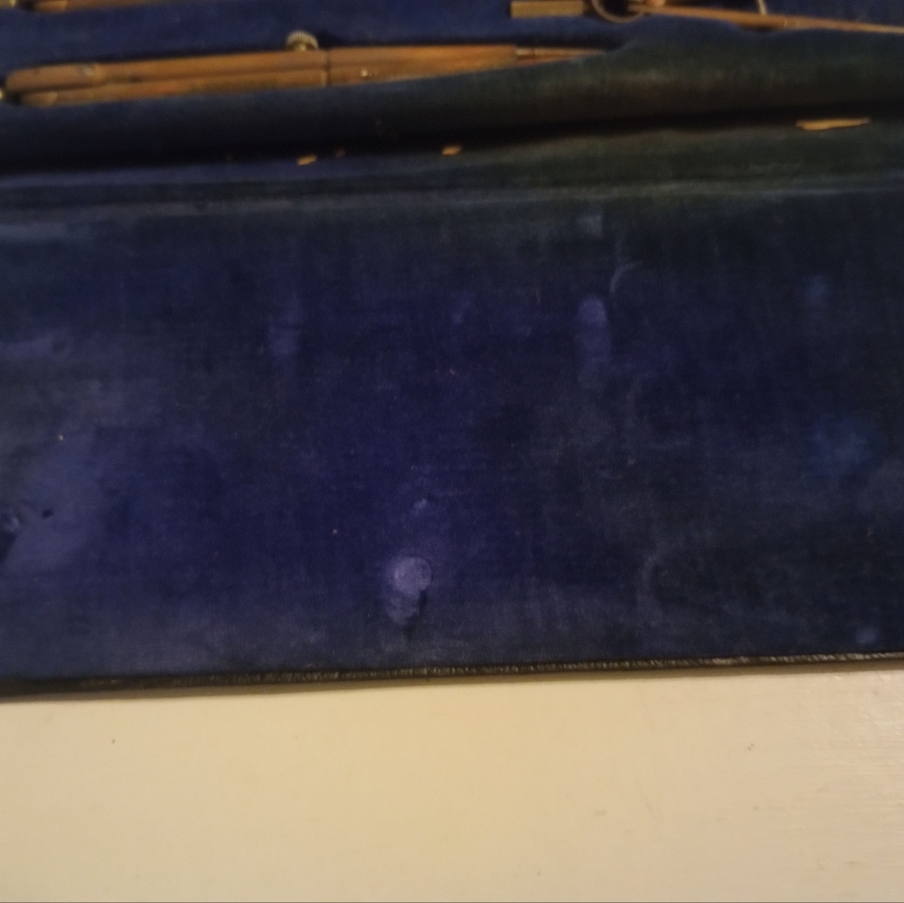 Minusa Vintage Set Of Drafting Tools And Case - Picture 5 of 8